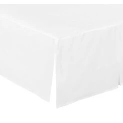 Everyday Kids White Pleated Crib Skirt – 100% Cotton, 14" Drop, Fits Standard Cribs, Split Corners For Easy Use, Nursery Bedding For Boys And Girls -Laura Ashley Shop GUEST 03428291 a798 4758 a296 f6a476b8655b