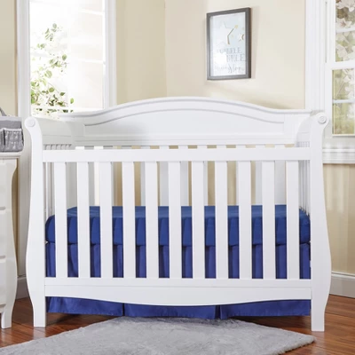 Everyday Kids Navy Blue Pleated Crib Skirt – 100% Cotton, Split Corners, 14" Drop, Fits Standard Cribs, Nursery Bedding For Boys And Girls 2 Everyday Kids Navy Blue Pleated Crib Skirt – 100% Cotton, Split Corners, 14" Drop, Fits Standard Cribs, Nursery Bedding For Boys And Girls - Image 2