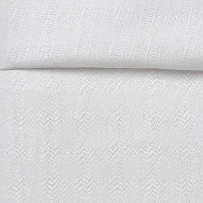 Herringbone Flannel Duvet Cover Set - London Fog 5 Herringbone Flannel Duvet Cover Set - London Fog - Image 5
