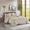 3pc Leena Cotton Geometric Duvet Cover Set