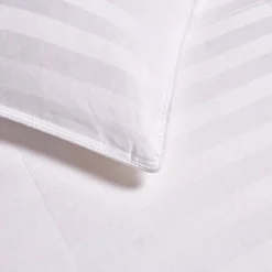 Siberian 500 Thread Count Damask Striped White Down Pillow - Blue Ridge Home Fashions -Laura Ashley Shop GUEST 274fa728 9430 4542 85f1 ed9f3cbf3aa7