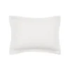 C&F Home 26" X 26" Ivory White Preston Cotton Pillow Sham W/ Flange