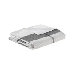 King/California King Austin Cotton Jacquard Plaid Duvet Cover Set White/Black -Laura Ashley Shop GUEST 45db43f4 fd81 4012 b48e 09a2ff8cdf34