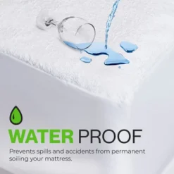 Mattress Protector With Zipper By Guardmax. Terry Cotton Waterproof, Bed Bug Proof, Soft & Comfortable Mattress Encasement With Deep Pockets. -Laura Ashley Shop GUEST 50890b62 095e 4567 92f8 75199eb8dfa2
