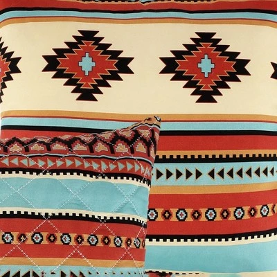 Red Rock Primitive Geometric Motifs Pillow Sham Clay By Greenland Home Fashions 2 Red Rock Primitive Geometric Motifs Pillow Sham Clay By Greenland Home Fashions - Image 2