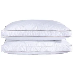 Peace Nest Natural Goose Feather And Down Sleeping 100% Cotton Pillow Cover Downproof Gusseted 2 Count -Laura Ashley Shop GUEST 5be95af4 50fb 41b8 ae0f 4f930cfbc9a5