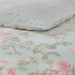 Laura Ashley Madelynn 100% Cotton Duvet Cover Bonus Set Blue -Laura Ashley Shop GUEST 6206bdb7 30ab 4465 85bf 73a6d560d987