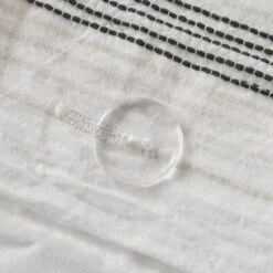 King/California King Austin Cotton Jacquard Plaid Duvet Cover Set White/Black -Laura Ashley Shop GUEST 67af846b 5bbf 465f ba6c ee434cdd323a