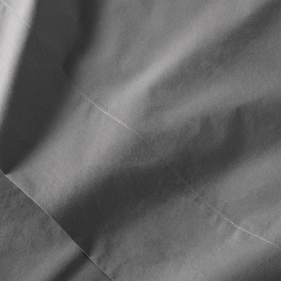 Washed Supima Percale Solid Sheet Set - Casaluna™ 3 Washed Supima Percale Solid Sheet Set - Casaluna™ - Image 3