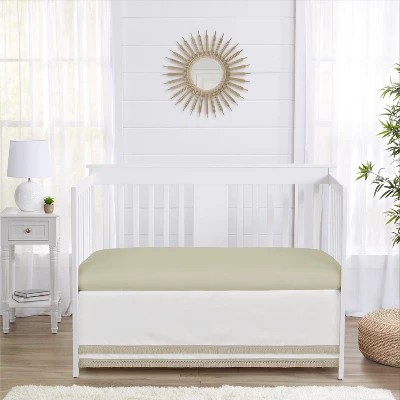 Sweet Jojo Designs Girl Baby Crib Bed Skirt Watercolor Floral Garden White And Taupe 1 Sweet Jojo Designs Girl Baby Crib Bed Skirt Watercolor Floral Garden White And Taupe