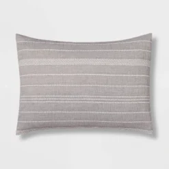 12pc Chambray Matelasse Stripe Comforter & Sheet Bedding Set Gray - Threshold™ -Laura Ashley Shop GUEST a6544a0f 31de 47cd 9f24 ae05ba242231