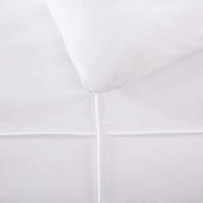 City Scene Solid Microfiber White Full Queen Duvet Cover Bonus Set 2 City Scene Solid Microfiber White Full Queen Duvet Cover Bonus Set - Image 2