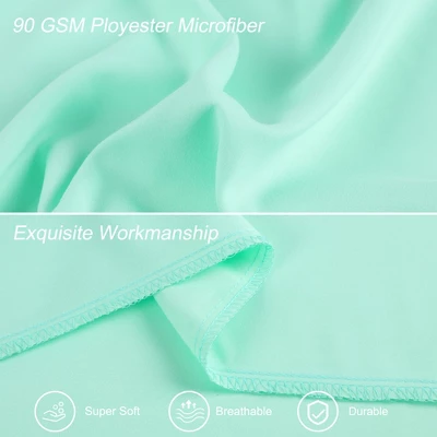 1 Pc Body 1800 Series Soft Brushed Microfiber Pillowcase Spa Blue - PiccoCasa 2 1 Pc Body 1800 Series Soft Brushed Microfiber Pillowcase Spa Blue - PiccoCasa - Image 2