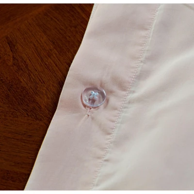 300 Thread Count Cotton Percale 2 Piece Pillowcase Set By Blue Nile Mills 3 300 Thread Count Cotton Percale 2 Piece Pillowcase Set By Blue Nile Mills - Image 3