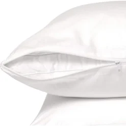 The Grand Zippered Poly/Cotton Pillow Protector Set Of 8 White -Laura Ashley Shop GUEST bb34cb80 ee95 44ee a83f 76723df59f40