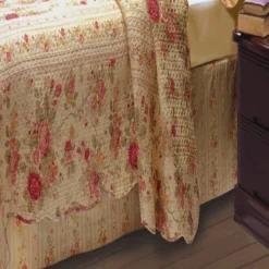 Greenland Home Fashion Antique Rose Bed Skirt - Multi -Laura Ashley Shop GUEST bd1d0a0e 64c6 4ade 8e99 e4ef84b2ac6b