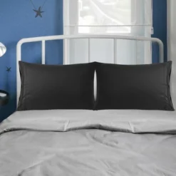 PiccoCasa Soft Embroidery Zipper Brushed Pillowcases 2 Pcs -Laura Ashley Shop GUEST bdcaa90b d213 4a9a b050 7faa16209842