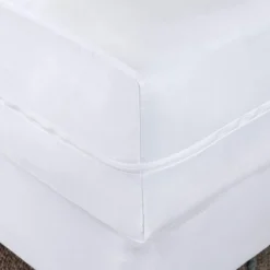 Guardmax Waterproof Mattress Protector Encasement With Zipper - White