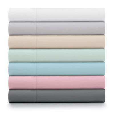 Ella Jayne 100% Cotton Percale Cool And Crisp Deep Pocket Sheet Set 4 Ella Jayne 100% Cotton Percale Cool And Crisp Deep Pocket Sheet Set - Image 4