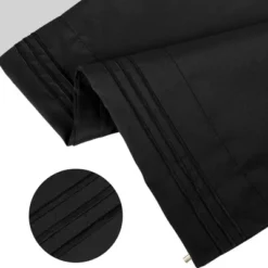 PiccoCasa Soft Embroidery Zipper Brushed Pillowcases 2 Pcs