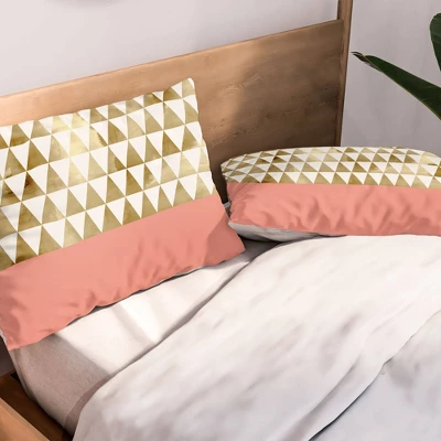 Georgiana Paraschiv Triangles Pillow Sham (Standard) 1pc - Deny Designs 1 Georgiana Paraschiv Triangles Pillow Sham (Standard) 1pc - Deny Designs