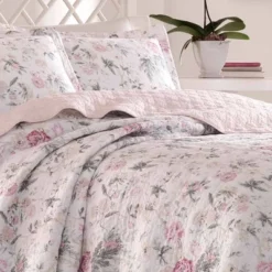 Pink Breezy Floral Quilt Set - Laura Ashley -Laura Ashley Shop GUEST da5ea107 dc83 4ae2 89b4 c0d7f5b72ad8