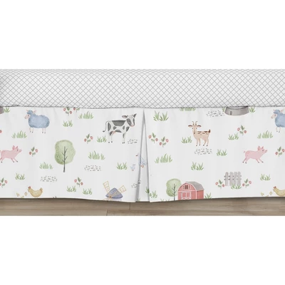 Sweet Jojo Designs Boy Or Girl Gender Neutral Unisex Baby Crib Bed Skirt Farm Animals 2 Sweet Jojo Designs Boy Or Girl Gender Neutral Unisex Baby Crib Bed Skirt Farm Animals - Image 2