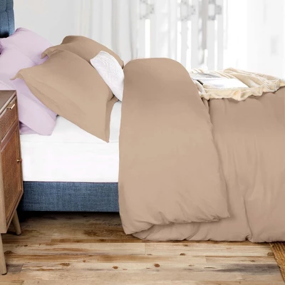 Cotton Linen Garment Washed 3 Piece Duvet Cover Set With Pillow Shams By Blue Nile Mills 5 Cotton Linen Garment Washed 3 Piece Duvet Cover Set With Pillow Shams By Blue Nile Mills - Image 5